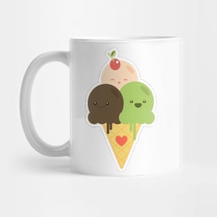 Kawaii Cone Icecream Mug